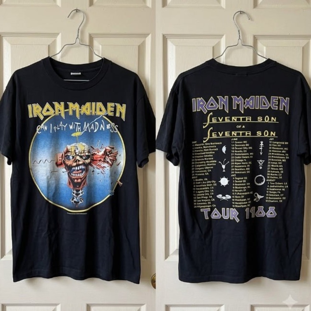 1988 Iron Maiden Madness Tour Shirt
